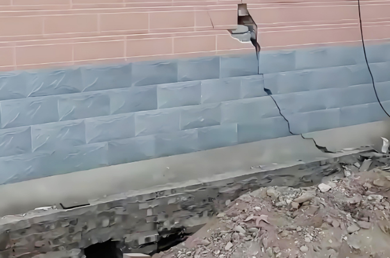 房屋地基下沉開裂